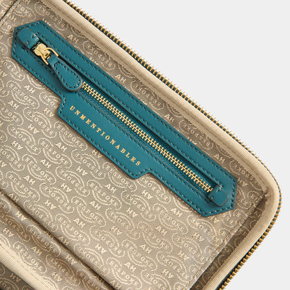 Natural/Petrol Blue